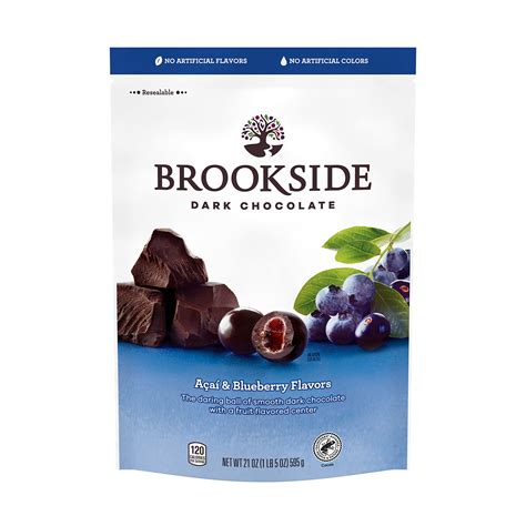 Buy Brookside Flavored Center Chocolate Blueberry .